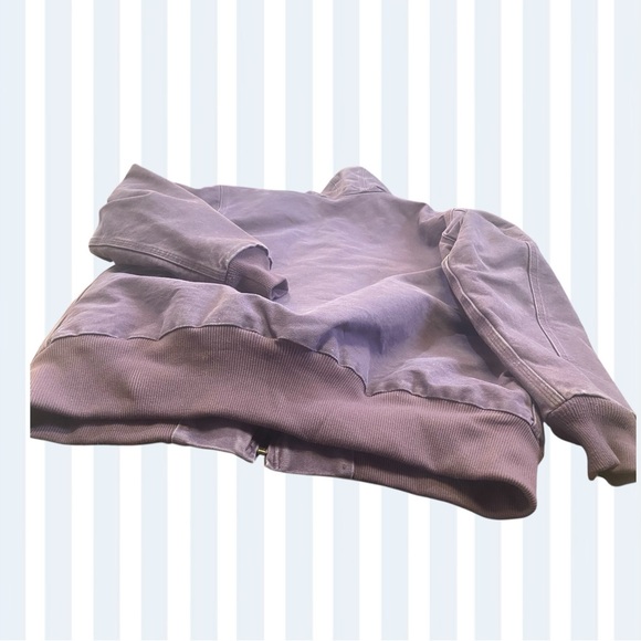 Great condition women’s XL 16/18 PLUM purple quilted zip up - Picture 4 of 15